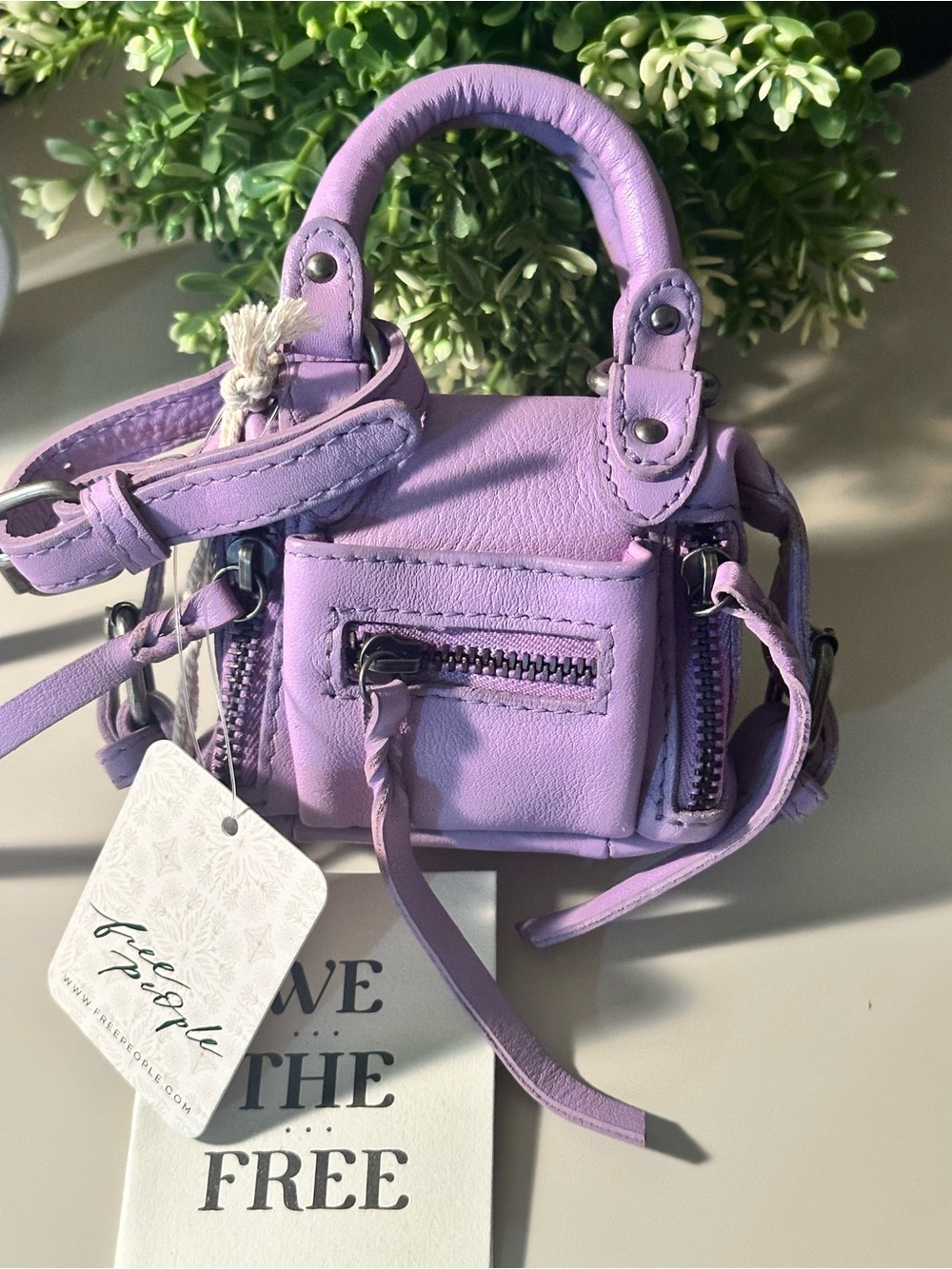 NWT Free People Micro Emerson Bag Charm
